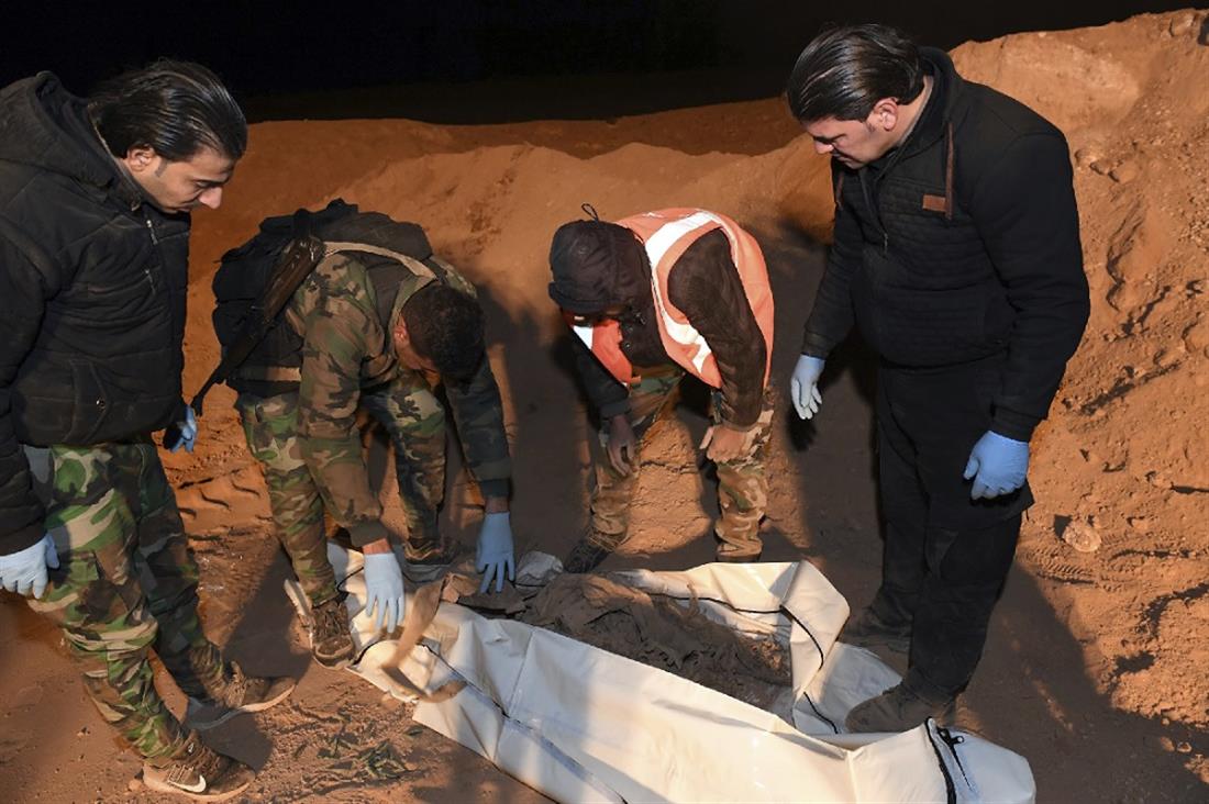 Ράκα - Συρία -μαζικοί τάφοι - ISIS