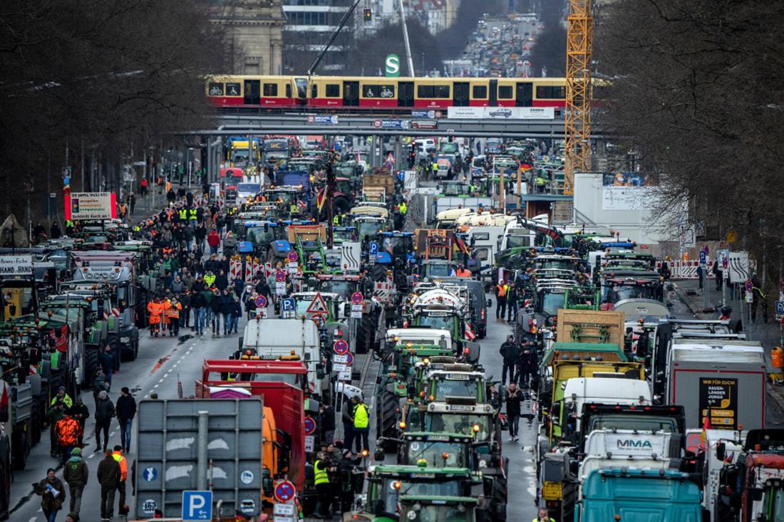 Γερμανία - Αγρότες - Διαδήλωση