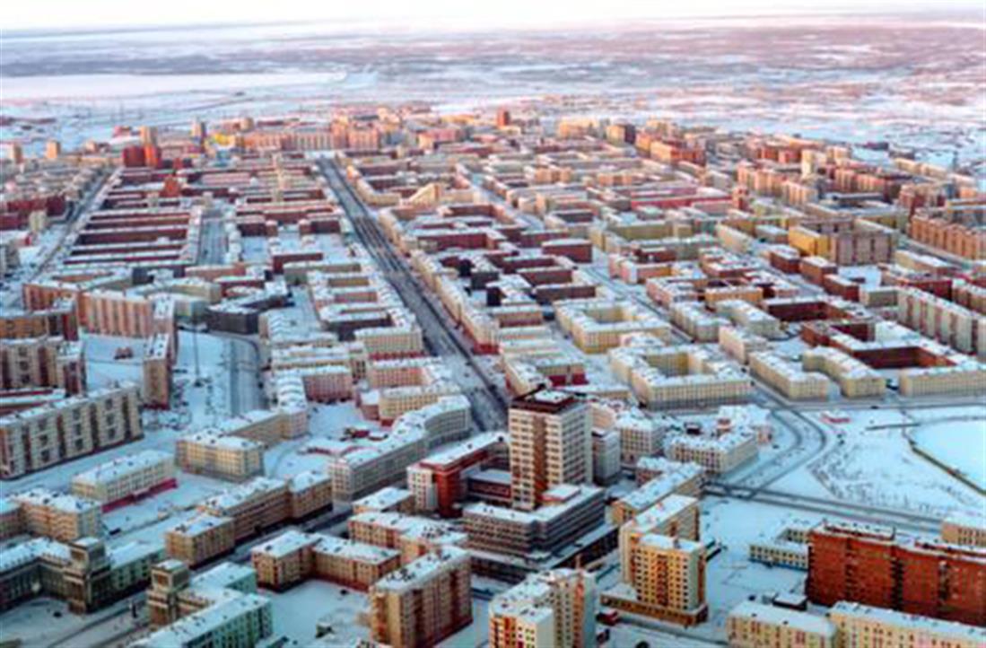 Πόλη - χωρίς δέντρα - Norilsk - Σιβηρία