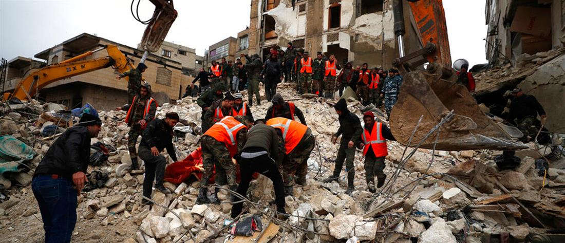Σεισμός στη Συρία: “μάχη” στα ερείπια για τους επιζώντες (βίντεο)