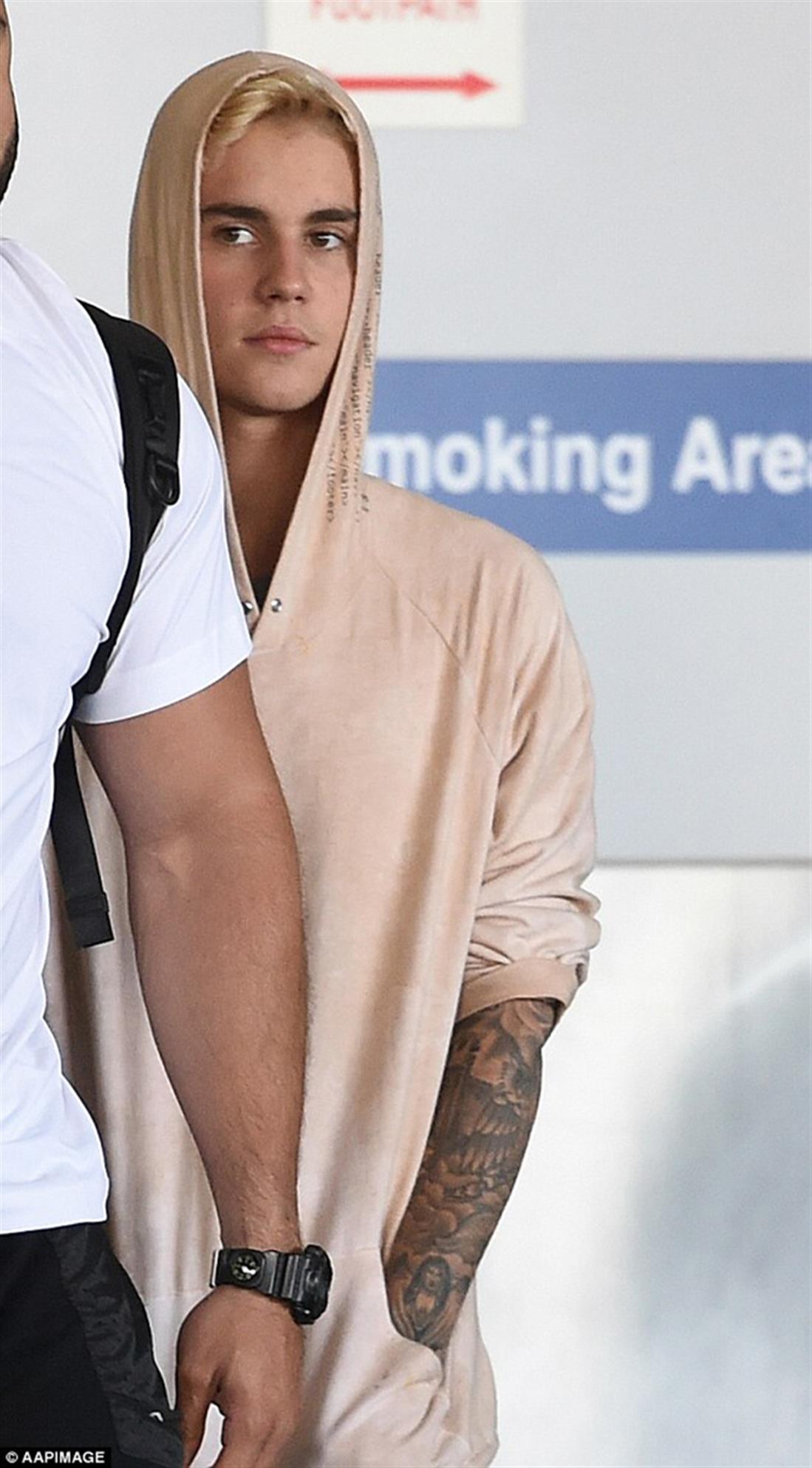 Justin Bieber - αεροδρόμιο - Αυστραλία