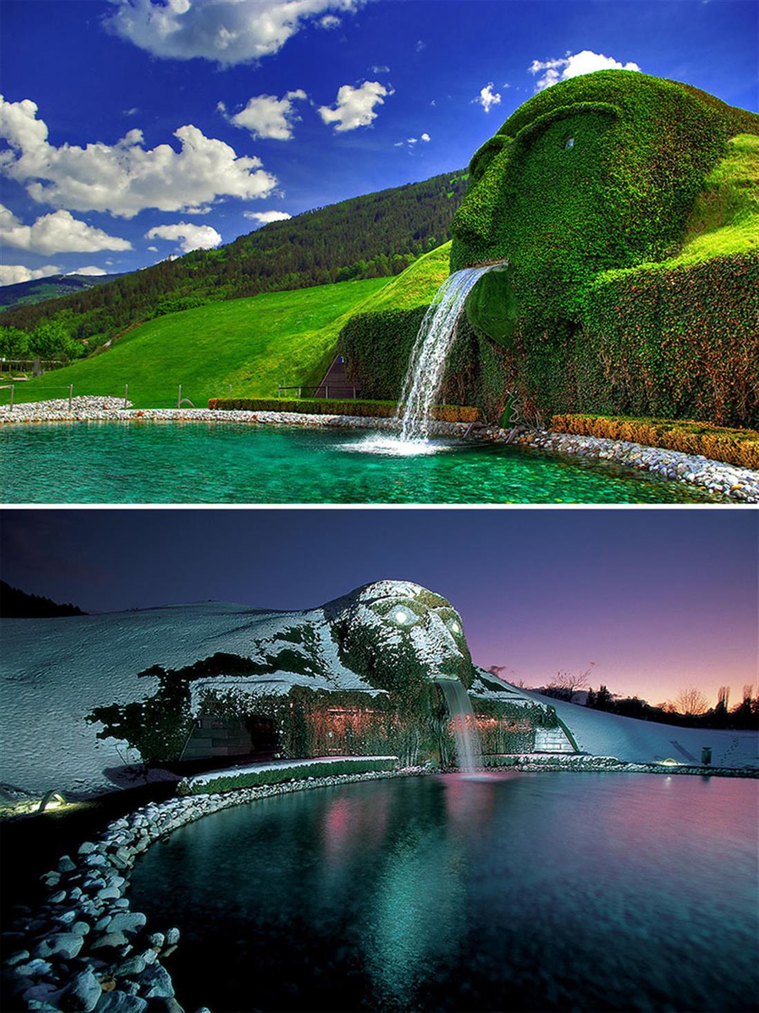 Συντριβάνια - Giant – Crystal Worlds, Wattens, Αυστρία