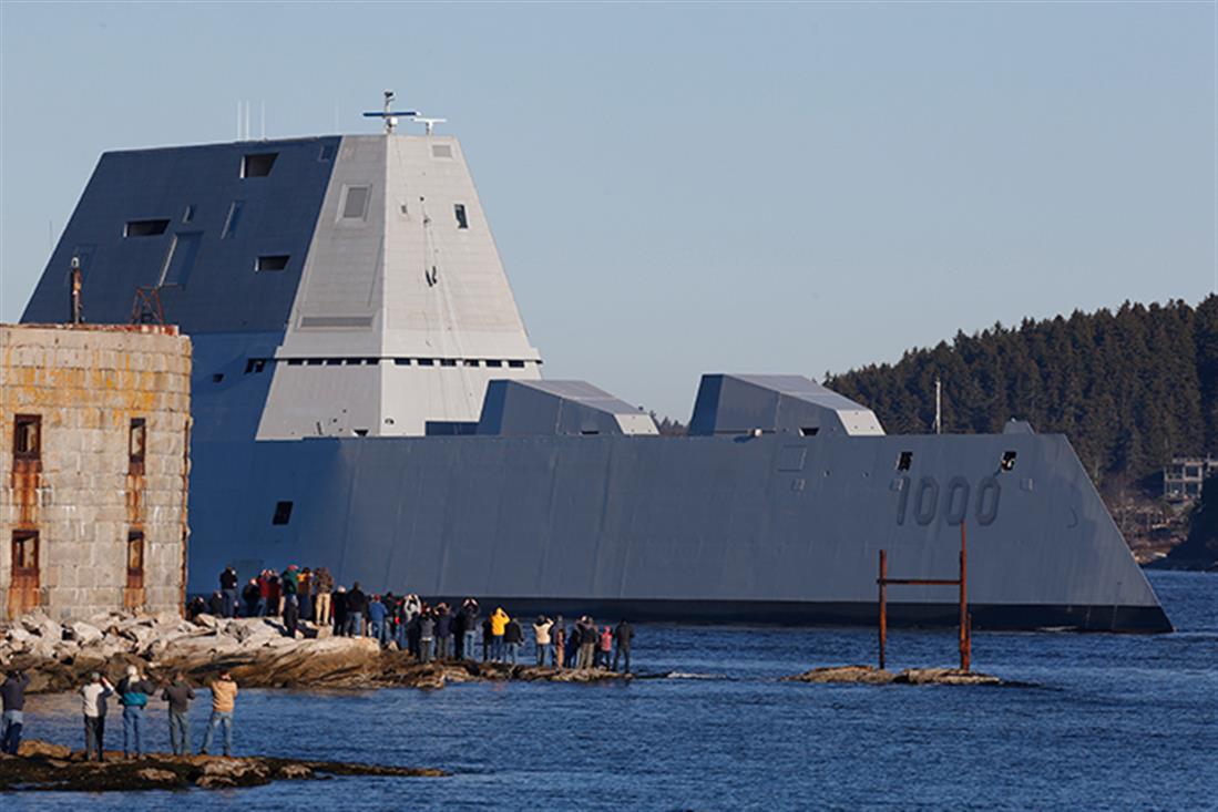 AP - USS Zumwalt - αντιτορπιλικό -  αμερικανικό πολεμικό ναυτικό