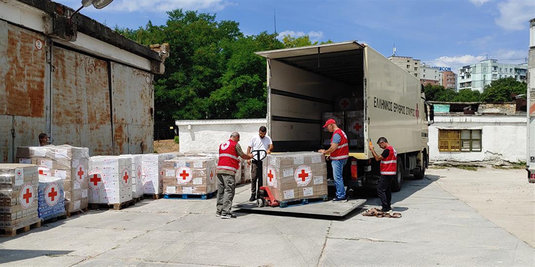 Ελληνικός Ερυθρός Σταυρός - ανθρωπιστική βοήθεια - Ουκρανοί στη Μολδαβία