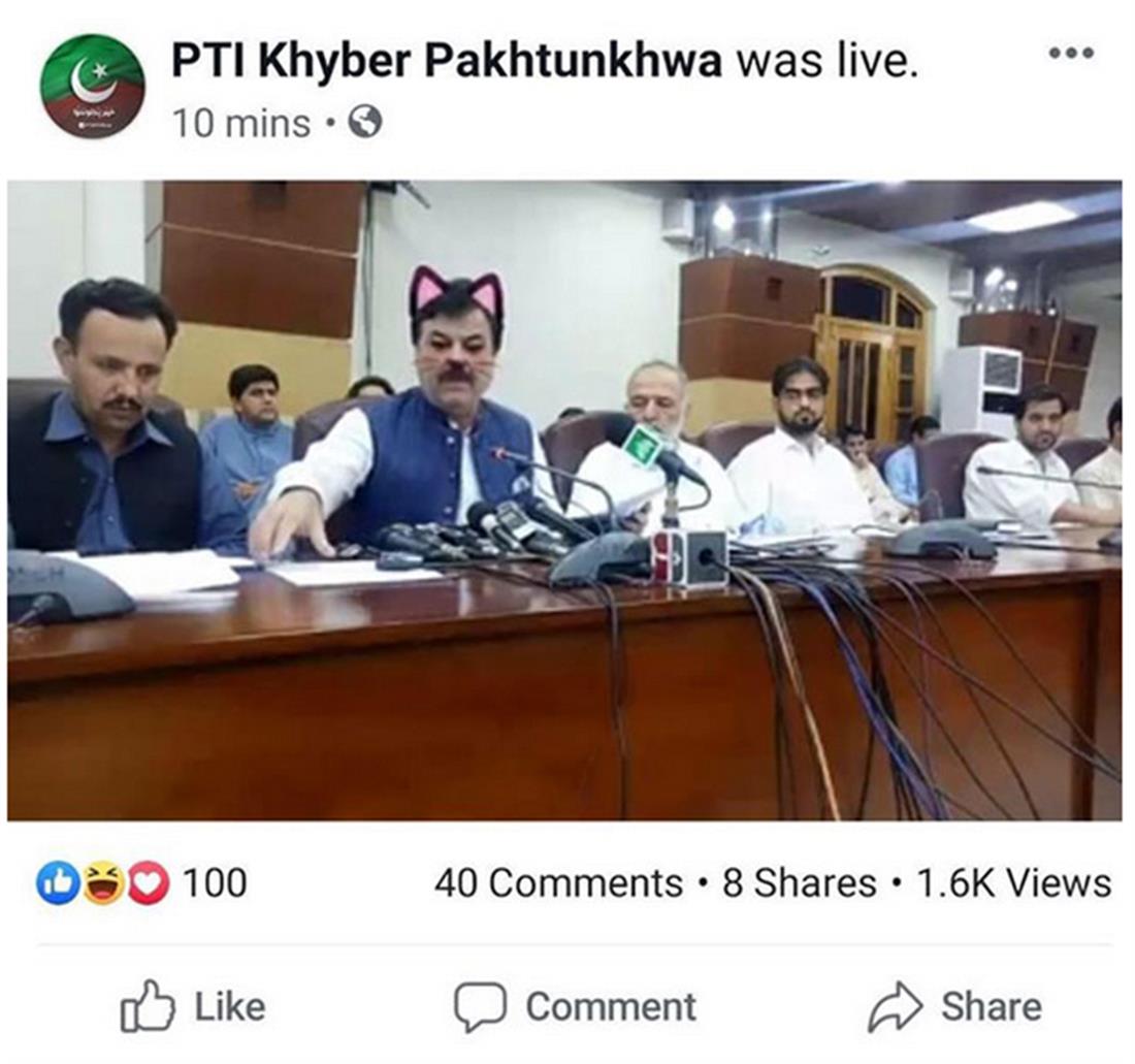 Πακιστάν - Υπουργός - γάτα