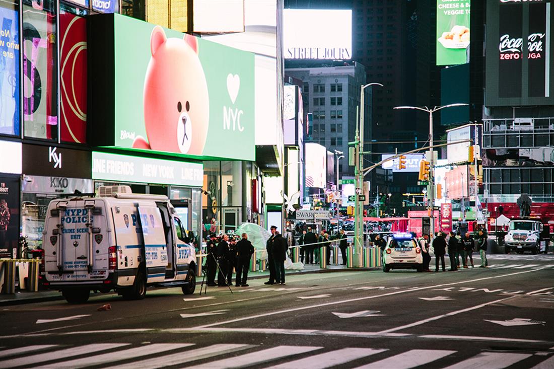 Times Square - Νέα Υόρκη - πυροβολισμοί
