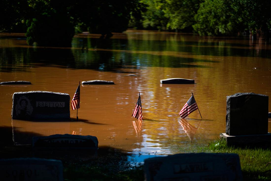 κακοκαιρία - πλημμύρες - ΗΠΑ