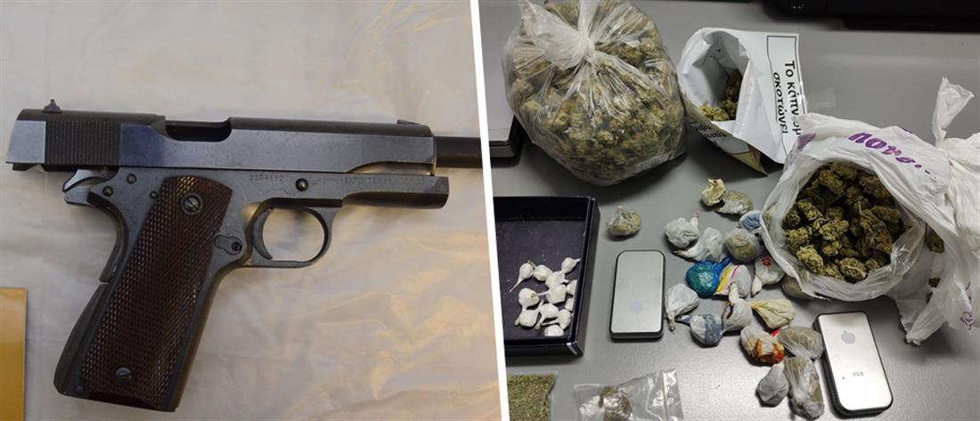 Συλλήψεις για ναρκωτικά, όπλα και δεκάδες κλοπές (εικόνες)