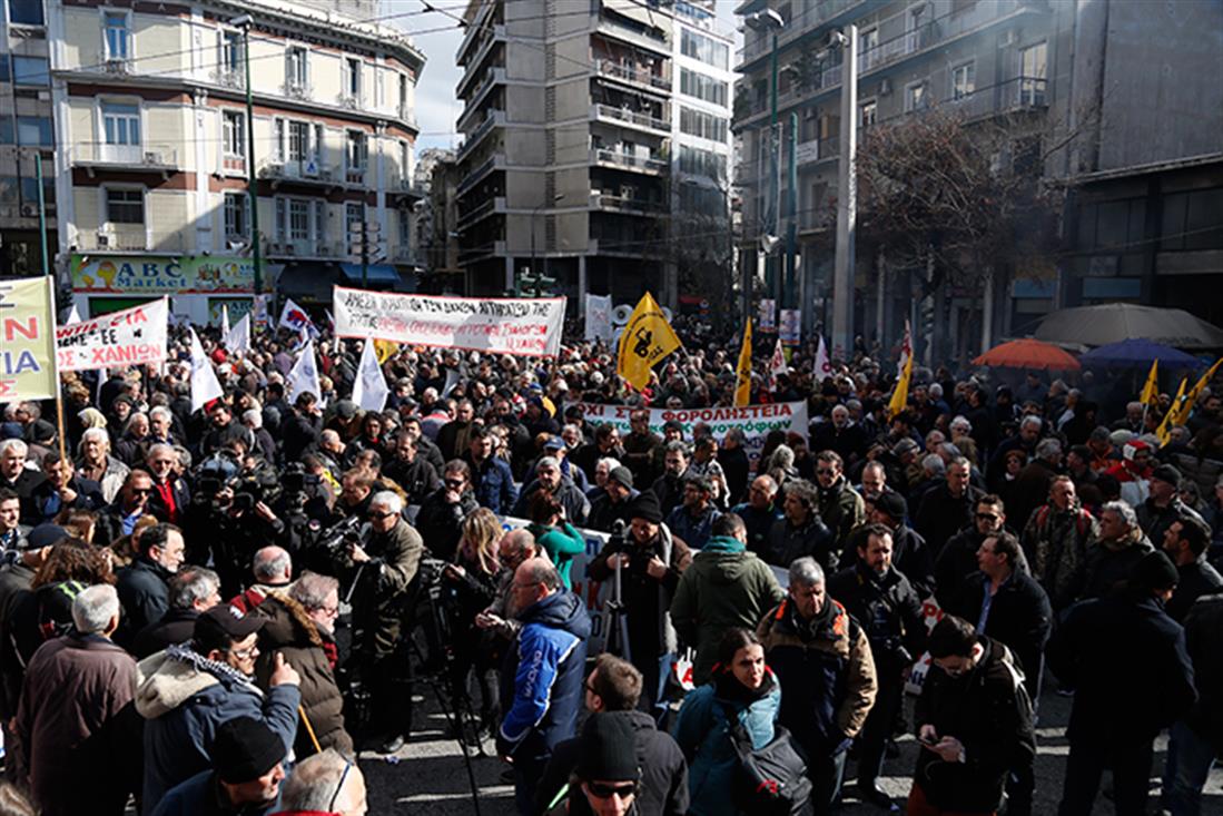 Αγρότες - συλλαλητήριο - Αθήνα