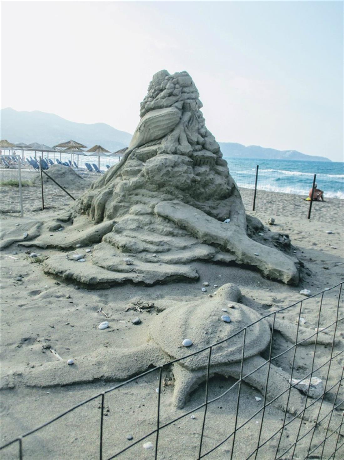 Γλυπτά από άμμο - Αμμουδάρα
