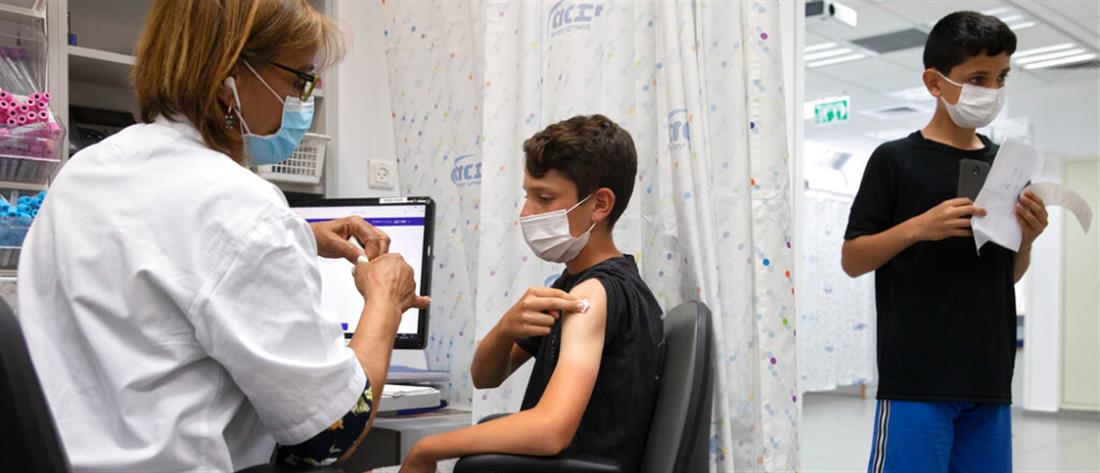 Κορονοϊός - Ισραήλ: Ξεκινούν οι εμβολιασμοί παιδιών 5-11 ετών