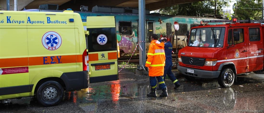 Κωνσταντινουπόλεως: Νεκρός ο άνδρας που παρασύρθηκε από τρένο (εικόνες)
