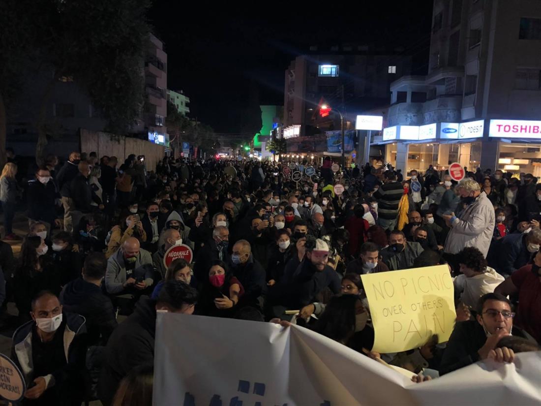 Κατεχόμενα - διαδήλωση - Τουρκοκύπριοι
