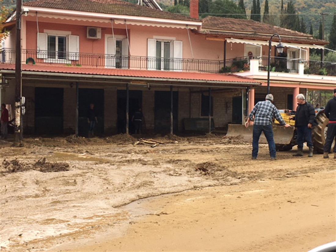 κακοκαιρία - Εθνική οδός Αντιρρίου -  Ιωαννίνων - Φραγκουλέικα - φαράγγι Κλεισούρας