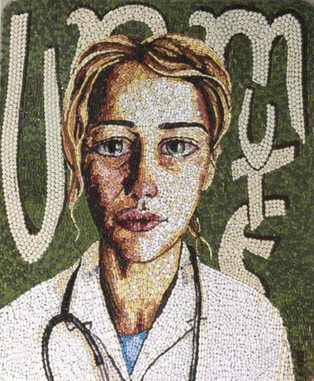 Γιατρός - έργα τέχνης - ληγμένα χάπια