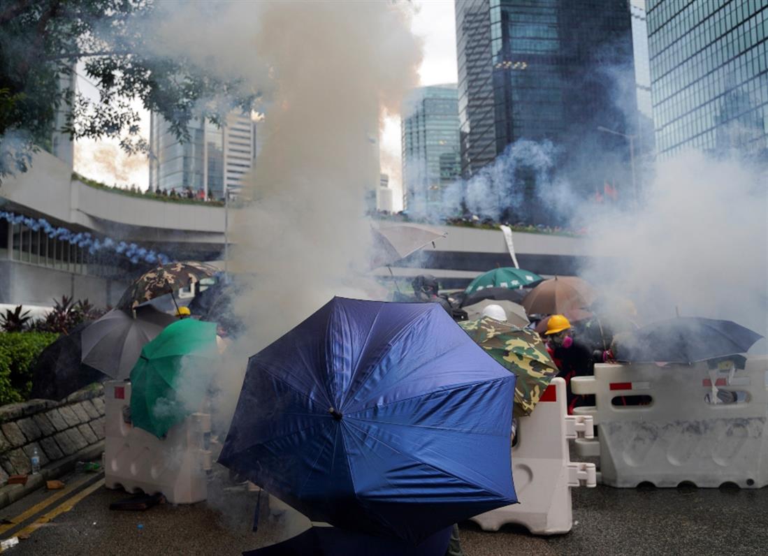 Χονγκ Κονγκ - Διαδηλώσεις - επεισόδια