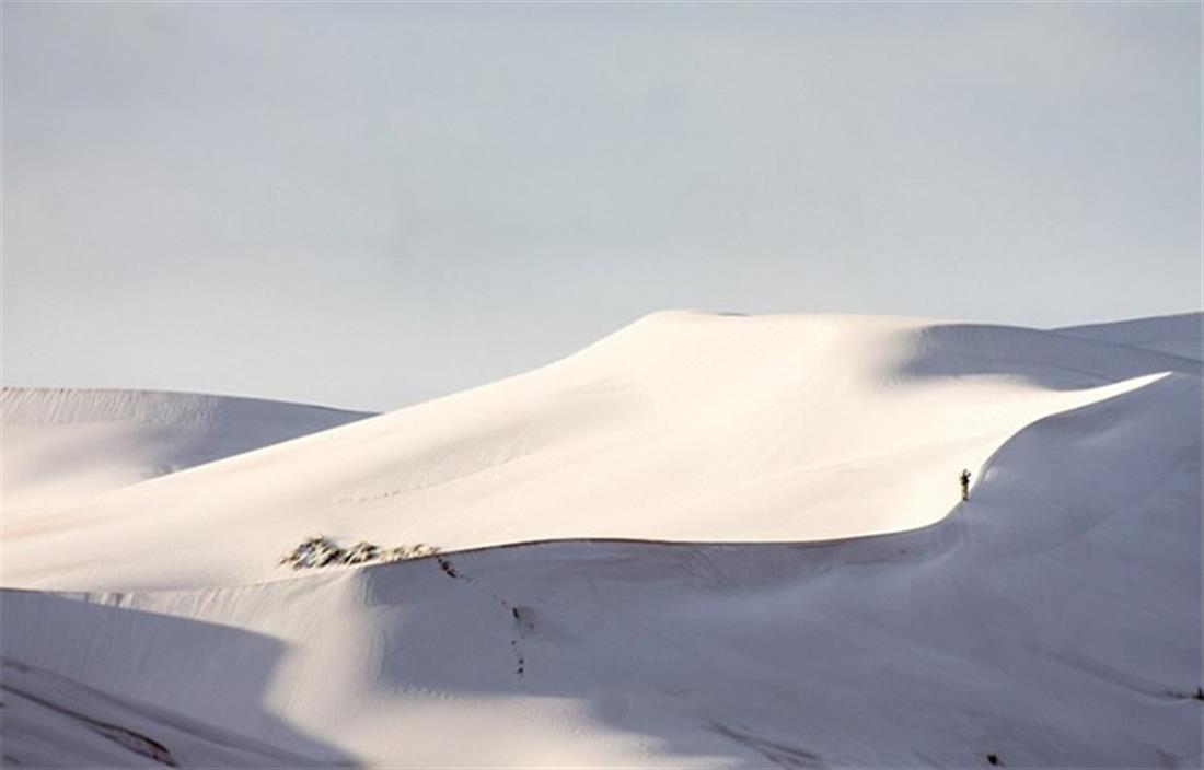 Έρημος Σαχάρα - χιόνι