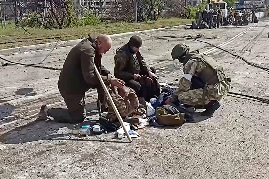 Ουκρανία - Αζοφσταλ - εκκένωση - παράδοση - Ουκρανοί μαχητές