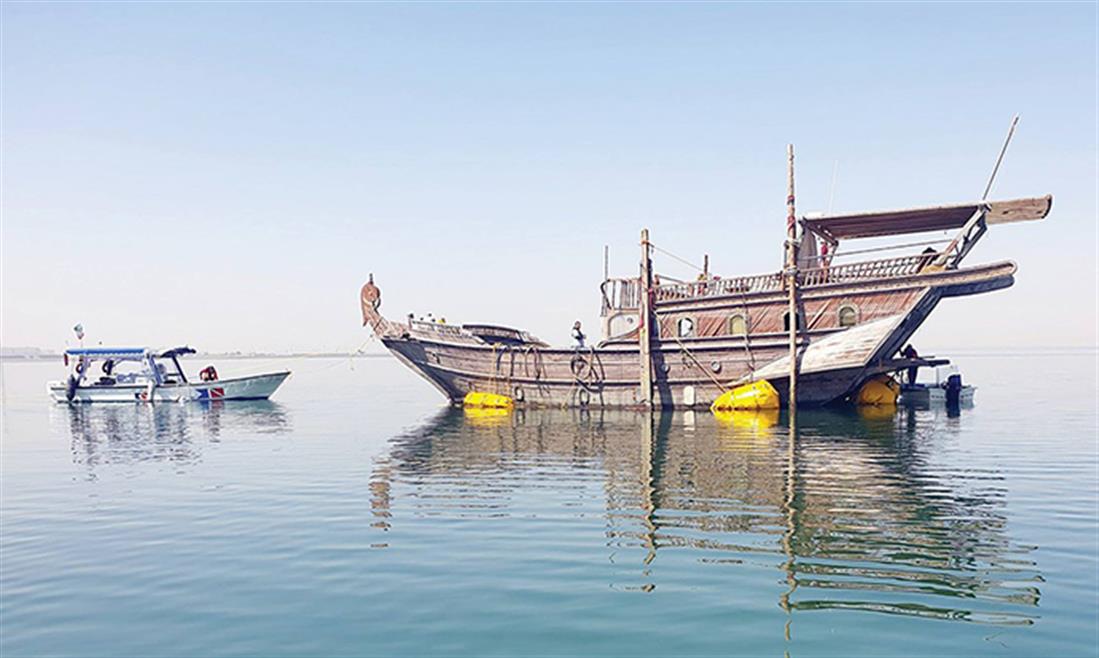 Κουβέιτ - ναυάγιο - ξύλινο πλοίο