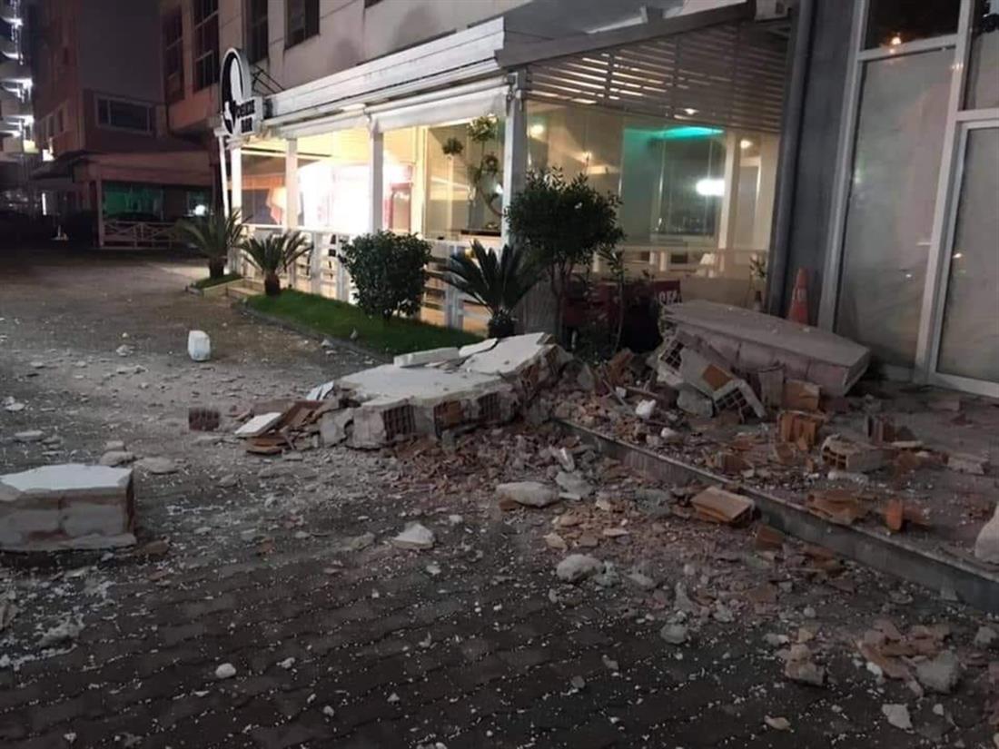 Αλβανία - σεισμός - Δυρράχιο