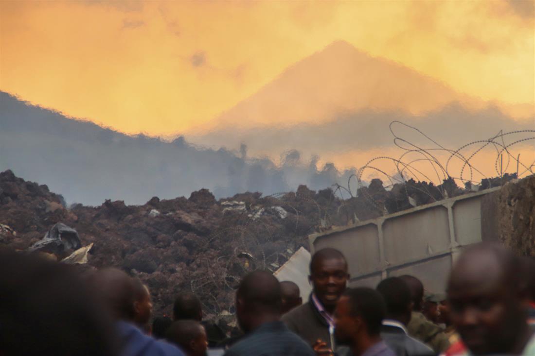 Κονγκό - έκρηξη ηφαιστείου