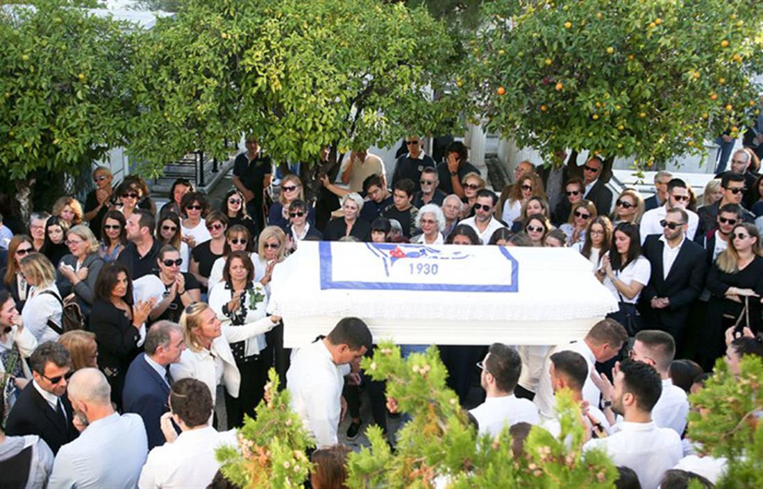 Αδαμάντιος Μαντής - πολίστας - κηδεία