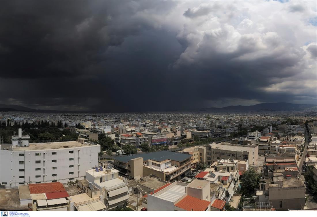 Αθήνα - κακοκαιρία - καταιγίδες