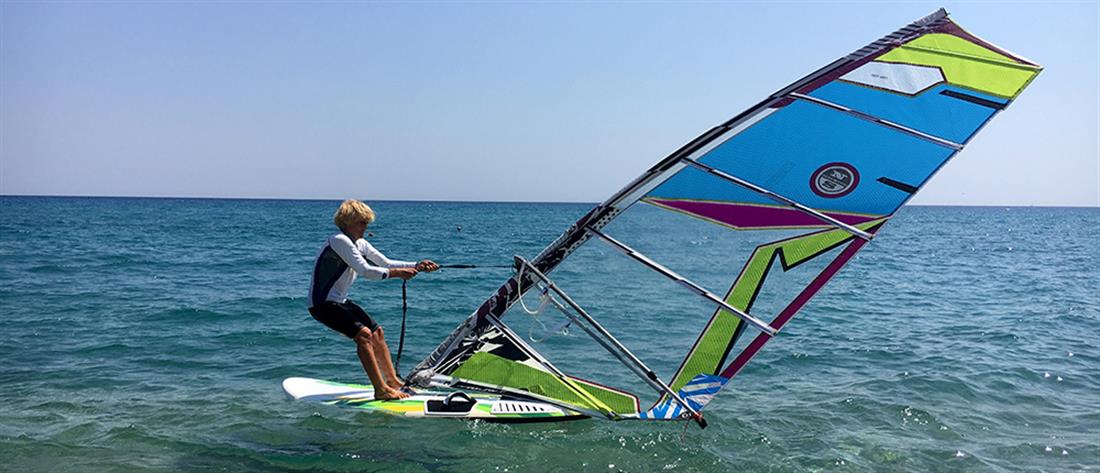 Αναστασία Γερολυμάτου - 81χρονη - σερφ - windsurf