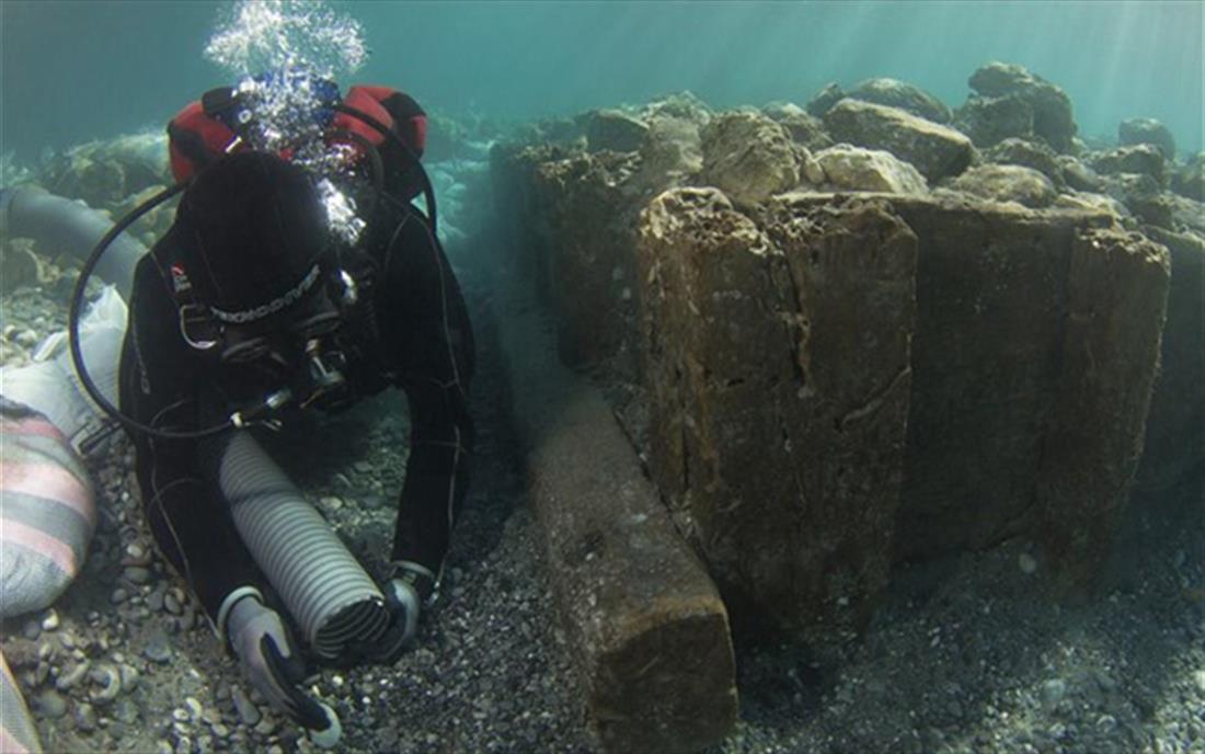 Υποβρύχιες έρευνες - Αρχαίο Λιμάνι Λεχαίου - Κόρινθος