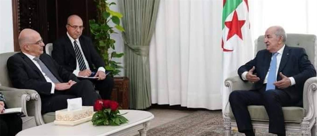 Δένδιας - Tebboune - Πρόεδρος Αλγερίας