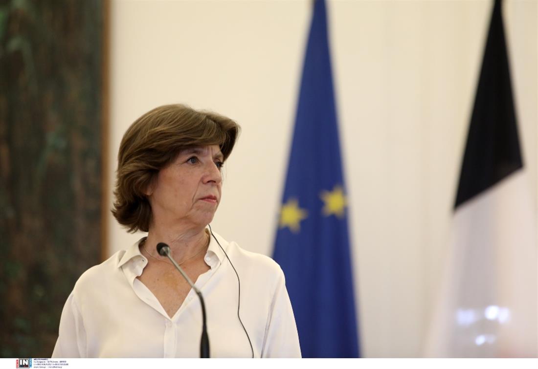 Νίκος Δένδιας - Κατρίν Κολονά - Υπουργός Εξωτερικών Γαλλίας