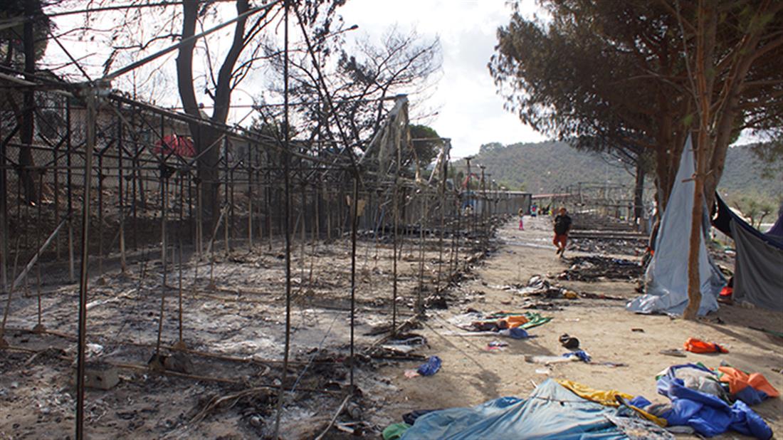 Συνεργεία - Δήμος - επεισόδια - hot spot - Μόρια - μετανάστες