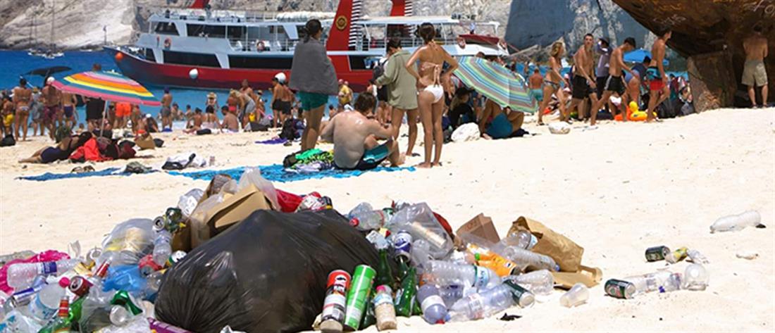 Ζάκυνθος: Το “Ναυάγιο” έχει μετατραπεί σε “σκουπιδότοπο” (εικόνες)