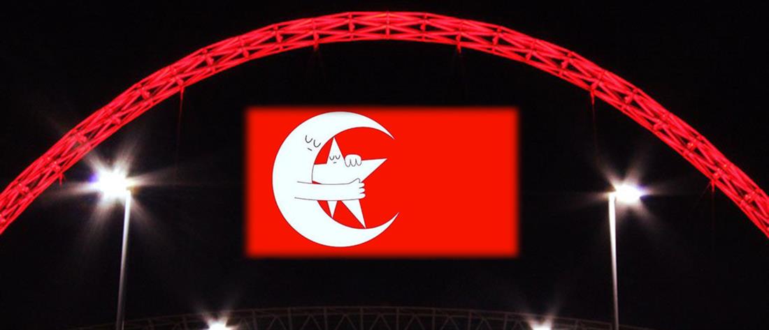 Τουρκία - φωτισμένα μνημεία - Κωνσταντινούπολη - σημαία