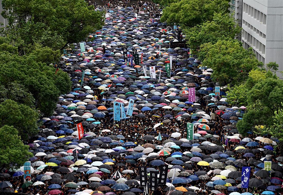 διαδηλώσεις - μαθητές - Χονγκ Κονγκ