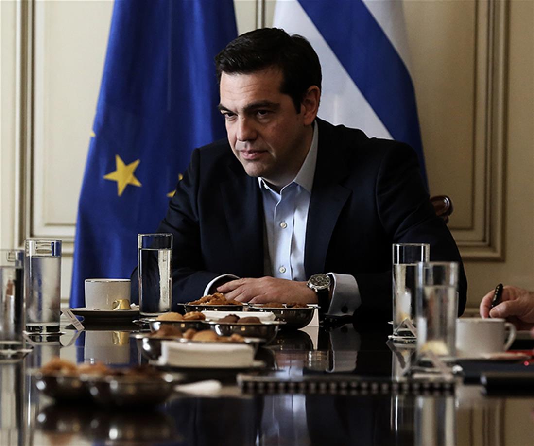Αλέξης Τσίπρας - συνάντηση - Ένωση Ελληνικών Τραπεζών