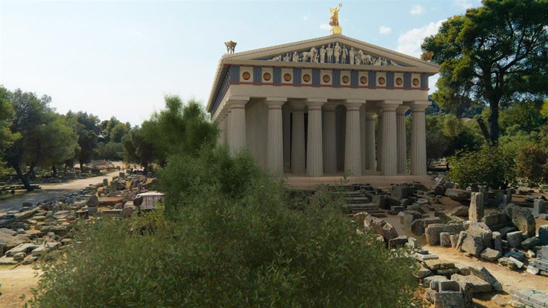 Αρχαία Ολυμπία - ψηφιακή απεικόνιση μνημείων