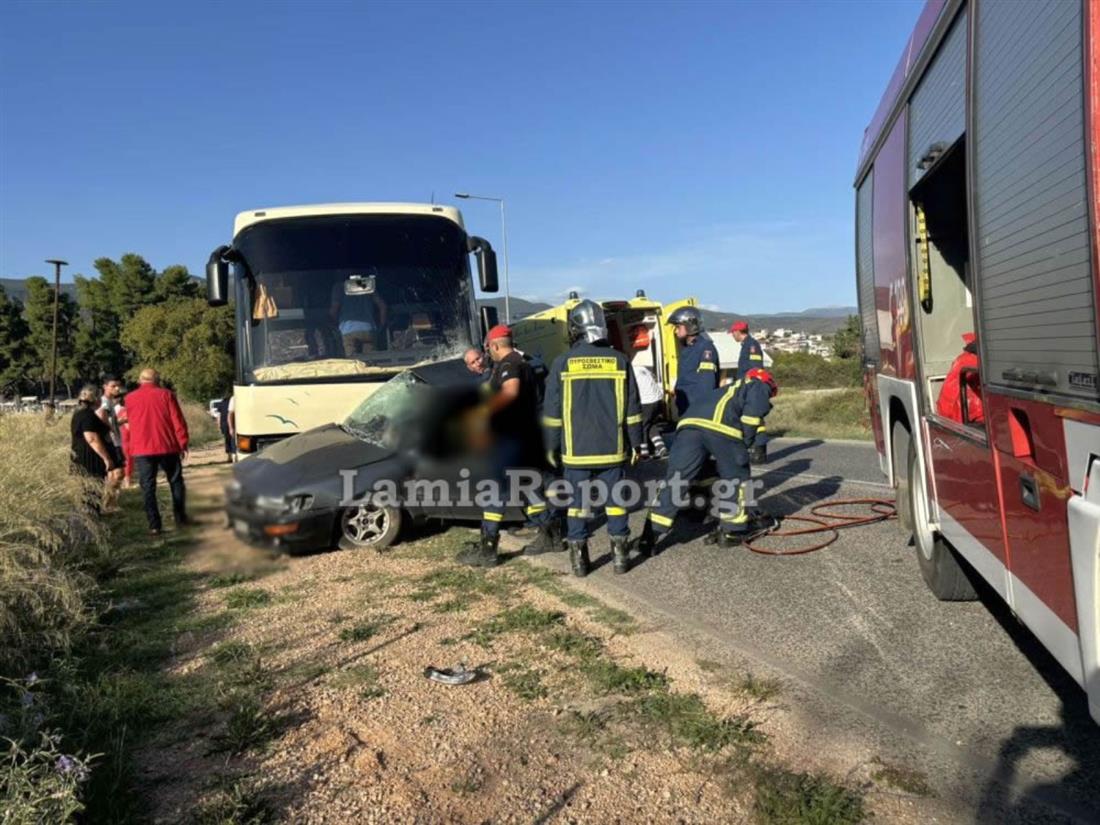 Λαμία - τροχαίο δυστύχημα