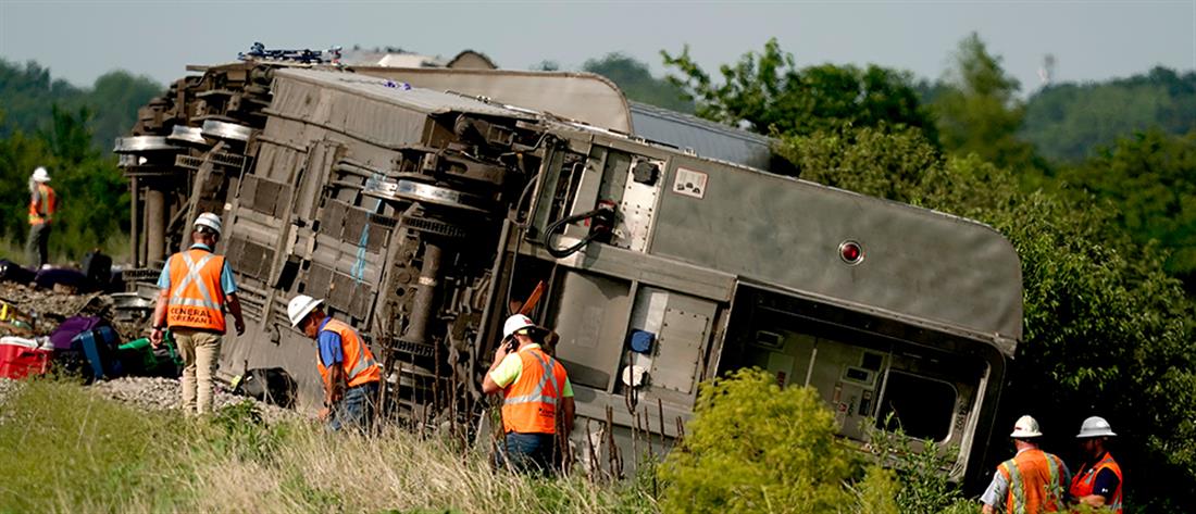 ΗΠΑ: νεκροί και δεκάδες τραυματίες από εκτροχιασμό τρένου