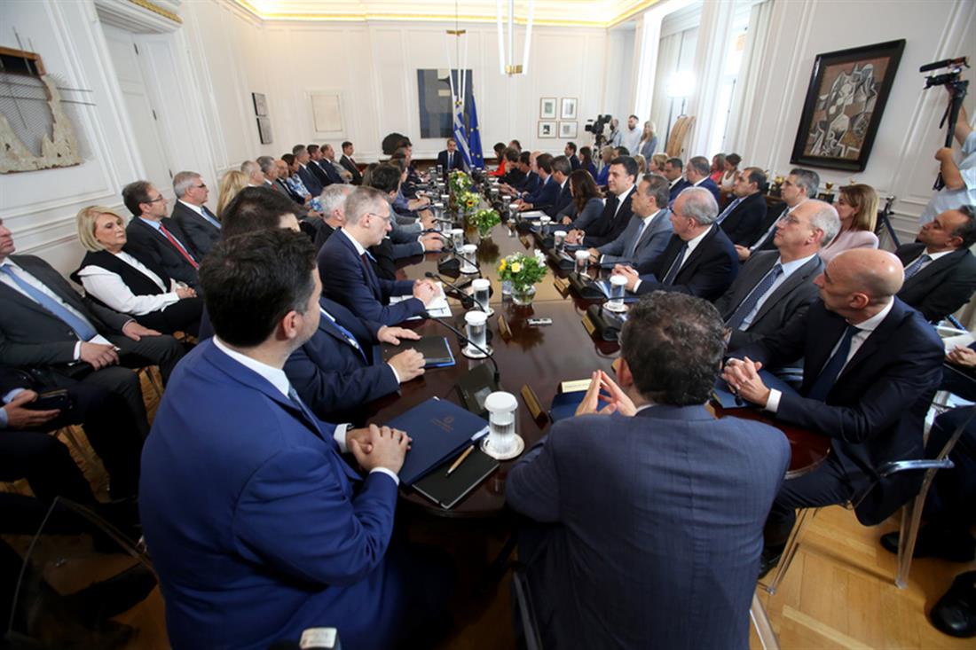 Κυριάκος Μητσοτάκης - συνεδρίαση - Υπουργικό Συμβούλιο