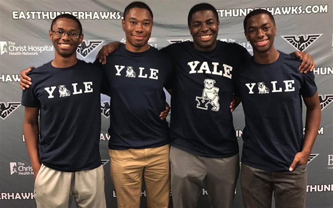 Τετράδυμα - σπουδές - Yale