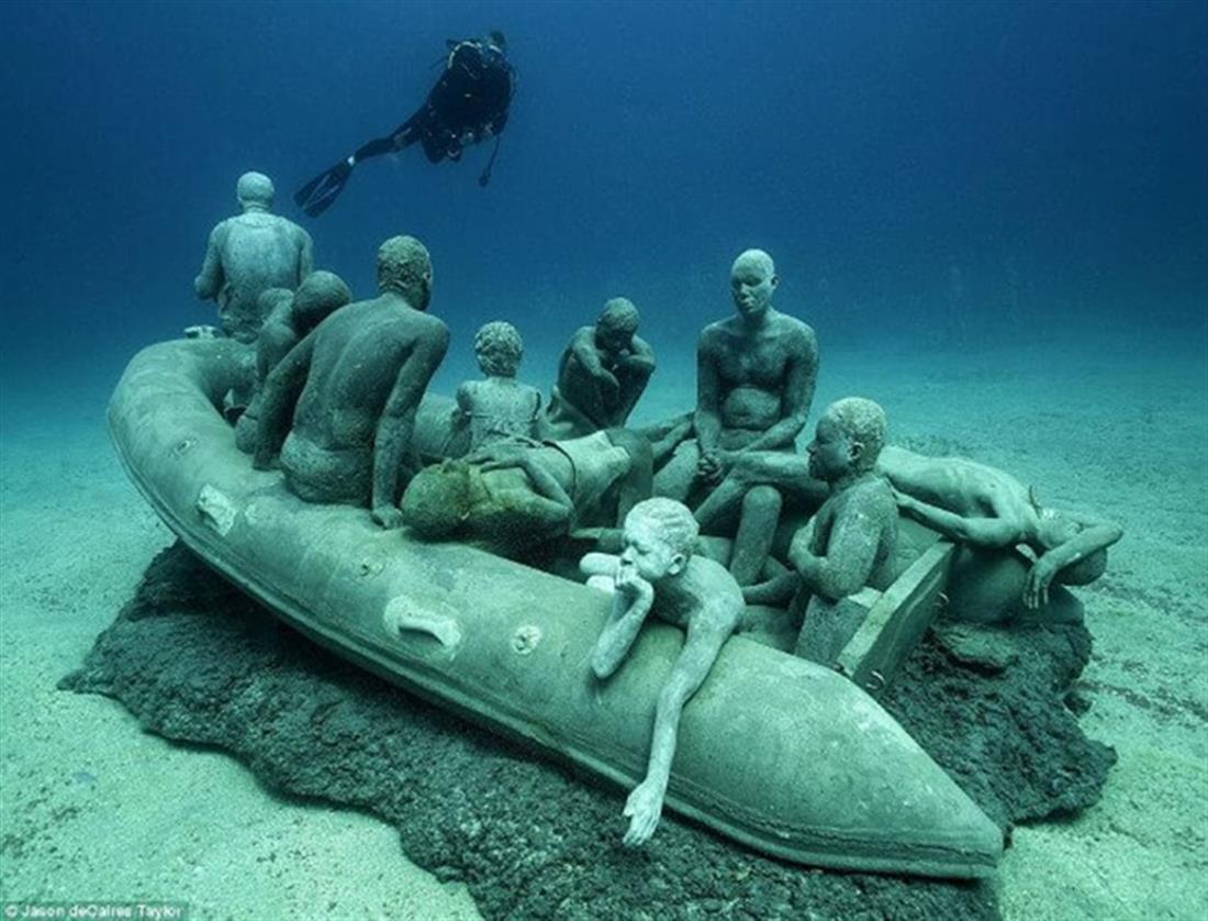 υποβρύχιο μουσείο γλυπτών - Κανάρια Νησιά