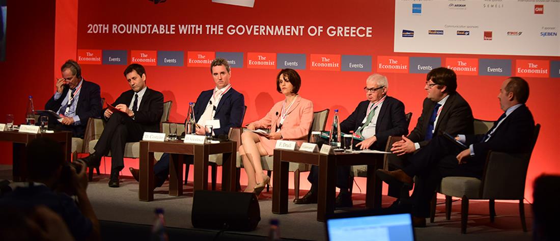 Χουλιαράκης - Βελκουλέσκου - Κοστέλο - συνέδριο - Economist - Λαγονήσι