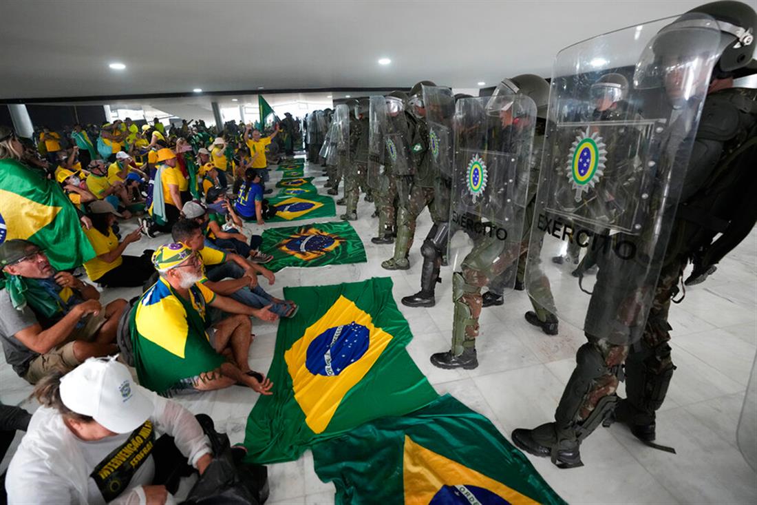 Βραζιλία - επεισοδια - Υποστηρικτές - Μπολσονάρου