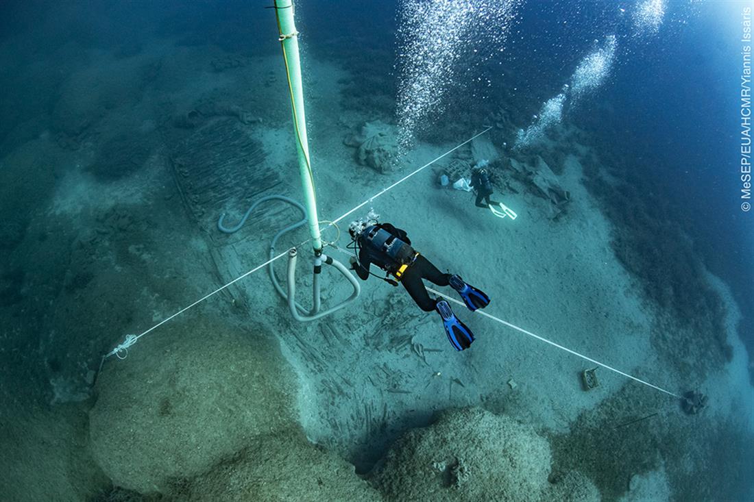 υποβρύχια αρχαιολογική  ανασκαφή - ναυάγιο ΜΕΝΤΩΡ 2019