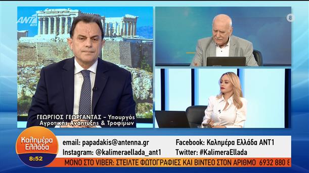 Ο Υπουργός Αγροτικής Ανάπτυξης και Τροφίμων, Γ. Γεωργαντάς στο Καλημέρα Ελλάδα – Καλημέρα Ελλάδα – 06/06/2022