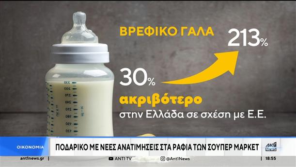 Ακρίβεια: «Απλησίαστο» το βρεφικό γάλα στην Ελλάδα