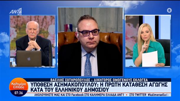Υπόθεση Ασημακοπούλου: Η πρώτη κατάθεση αγωγής κατά του ελληνικού Δημοσίου – Καλημέρα Ελλάδα – 19/03/2024