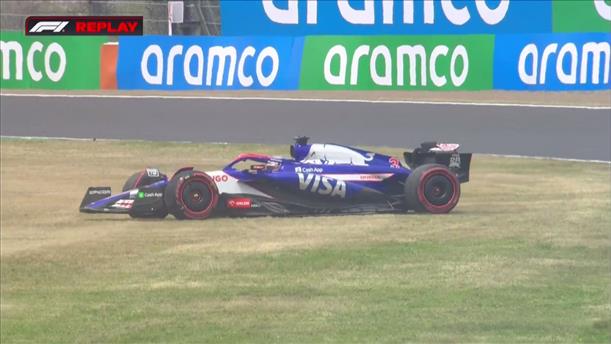 Εχασε το πίσω μέρος του μονοθεσίου του ο Ricciardo και βγήκε εκτός πίστας στο FP3