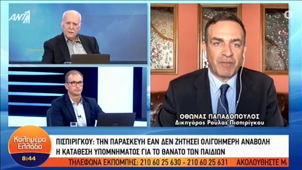 Ο Όθωνας Παπαδόπουλος στο "Καλημέρα Ελλάδα"
